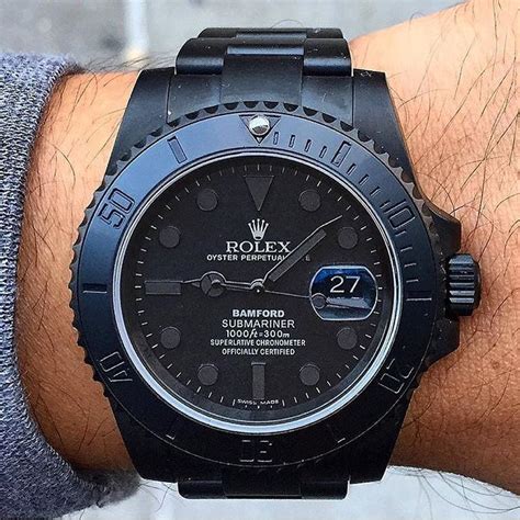 rolex all.black|all black rolex sub.